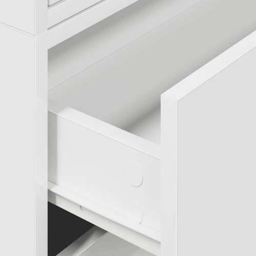 Ormari s 2 ladice 2 kom bijeli 60x31x40 cm konstruirano drvo - Bijela 2 Cijena