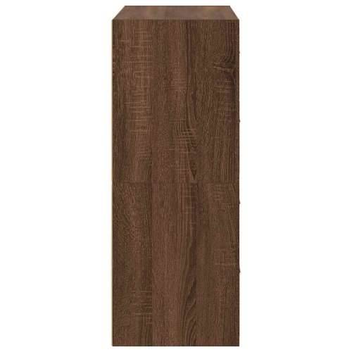 Ormari s 2 ladice 2 kom boja hrast 60x31x40cm konstruirano drvo - Smeđi hrast 2 Cijena