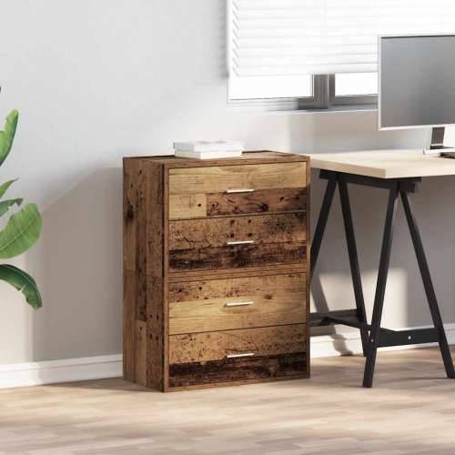 Ormari s 2 ladice 2 kom boja drva 60x31x40 cm konstruirano drvo - Staro drvo 2 Cijena