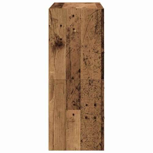 Ormari s 2 ladice 2 kom boja drva 60x31x40 cm konstruirano drvo - Staro drvo 2 Cijena