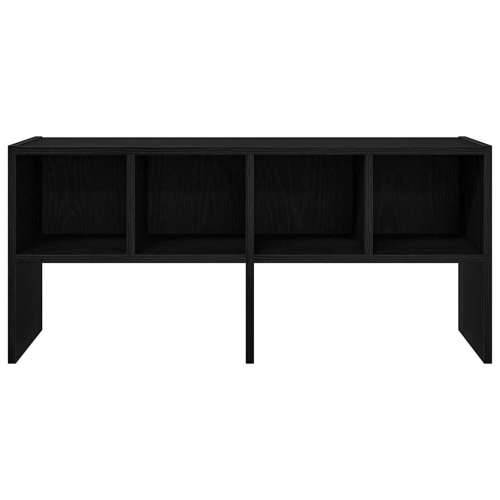 Stalak za cipele koji se može složiti crni hrast 89,5x30x40 cm - Crna 1 Cijena