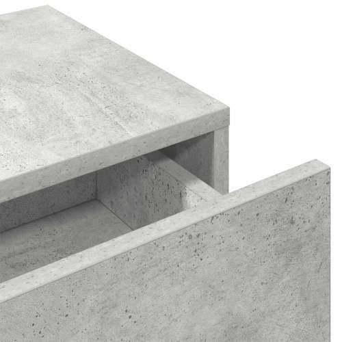 Zidna polica s ladicama beton siva 80x33x17cm konstruirano drvo - Beton siva 80 x 33 x 17 cm 1 Cijena