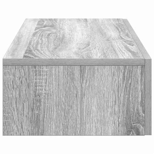 Zidna polica s ladicama siva sonoma konstruirano drvo - Sivi hrast sonoma 80 x 33 x 17 cm 1 Cijena