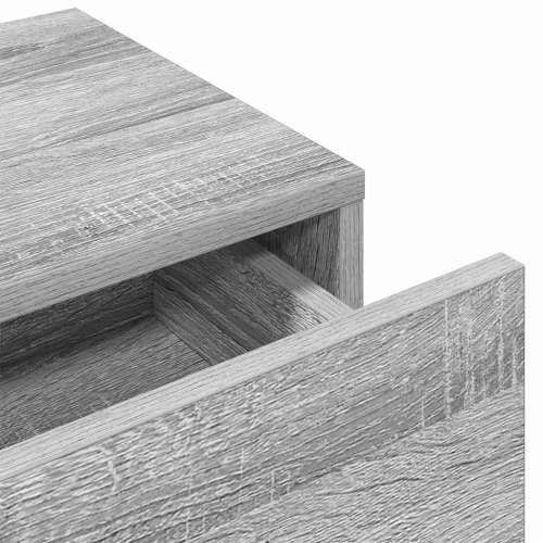 Zidna polica s ladicama siva sonoma konstruirano drvo - Sivi hrast sonoma 80 x 33 x 17 cm 1 Cijena