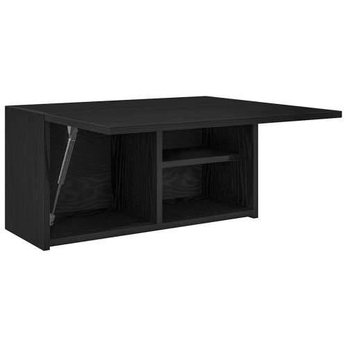 Kupaonski zidni ormarić crni 60x25x30 cm izrađeno drvo - Crna 60 x 25 x 30 cm 1 Cijena