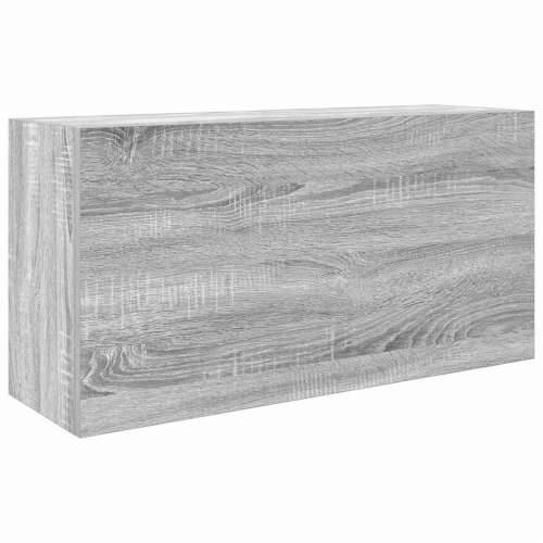 Kupaonski zidni ormarić sivi Sonoma 80x25x40 cm izrađeno drvo - Sivi hrast sonoma 80 x 25 x 40 cm 1 Cijena
