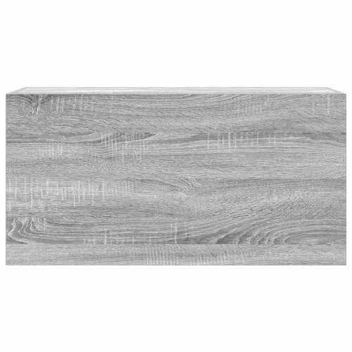 Kupaonski zidni ormarić sivi Sonoma 80x25x40 cm izrađeno drvo - Sivi hrast sonoma 80 x 25 x 40 cm 1 Cijena