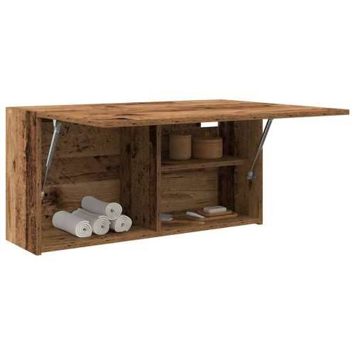 Kupaonski zidni ormarić staro drvo 80x25x40cm konstruirano drvo - Staro drvo 80 x 25 x 40 cm 1 Cijena