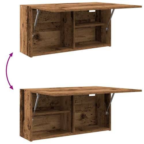 Kupaonski zidni ormarić staro drvo 80x25x40cm konstruirano drvo - Staro drvo 80 x 25 x 40 cm 1 Cijena