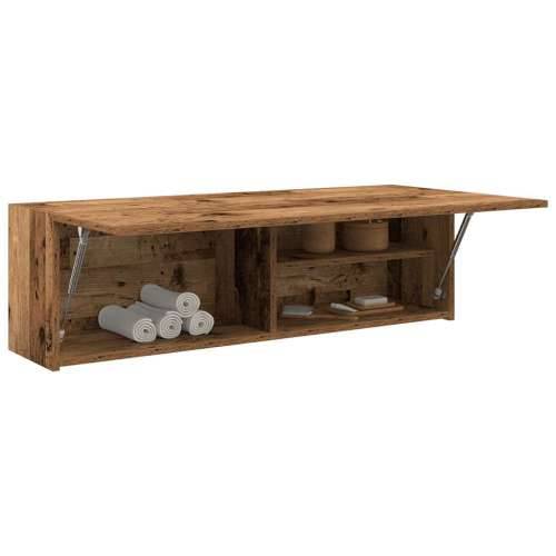 Kupaonski zidni ormarić staro drvo konstruirano drvo - Staro drvo 100 x 25 x 30 cm 1 Cijena