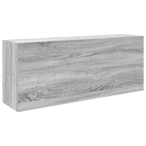 Kupaonski zidni ormarić sivi Sonoma 100x25x40 cm izrađeno drvo - Sivi hrast sonoma 100 x 25 x 40 cm 1 Cijena