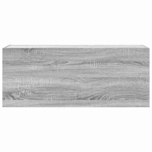 Kupaonski zidni ormarić sivi Sonoma 100x25x40 cm izrađeno drvo - Sivi hrast sonoma 100 x 25 x 40 cm 1 Cijena