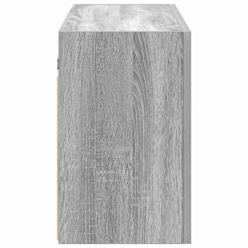 Kupaonski zidni ormarić sivi Sonoma 100x25x40 cm izrađeno drvo - Sivi hrast sonoma 100 x 25 x 40 cm 1 Cijena