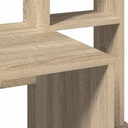 Radni stol s policama boja hrasta sonome 100x45x140 cm drveni - sonoma hrast Cijena