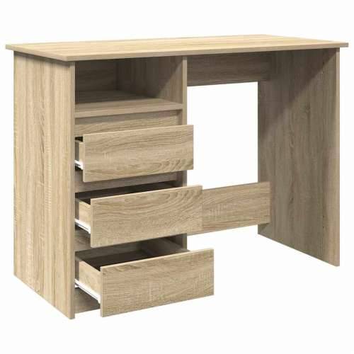 Radni stol boja hrasta sonome 102x50x75 cm konstruirano drvo - sonoma hrast Cijena