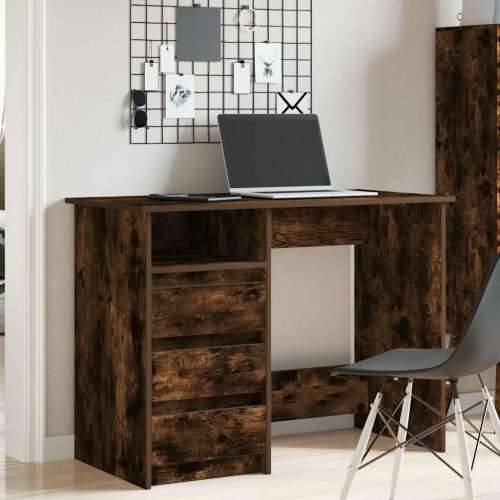 Radni stol boja dimljenog hrasta 102x50x75 cm konstruirano drvo - Dimljeni hrast Cijena