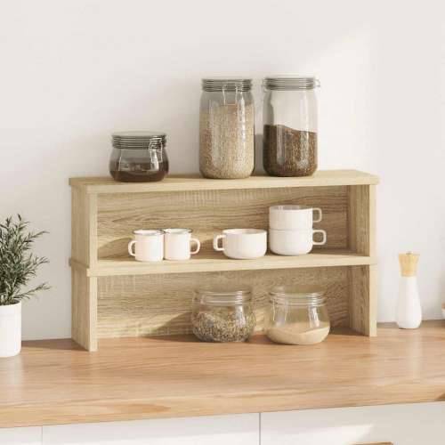 Kuhinjski stalci koji se mogu složiti 2 kom 50x15x16 cm - sonoma hrast 50 x 15 x 16 cm 2 Cijena