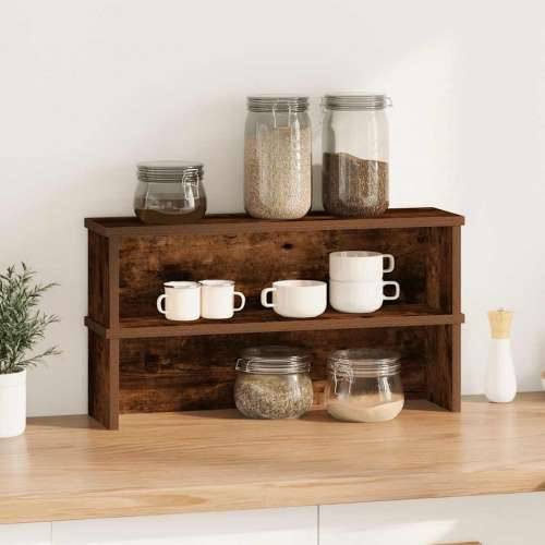 Kuhinjski stalci koji se mogu složiti 2 kom 50x15x16 cm - Dimljeni hrast 50 x 15 x 16 cm 2 Cijena