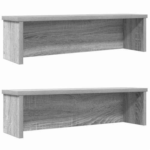 Kuhinjski stalci koji se mogu složiti 2 kom 50x15x16 cm - Sivi hrast sonoma 50 x 15 x 16 cm 2 Cijena