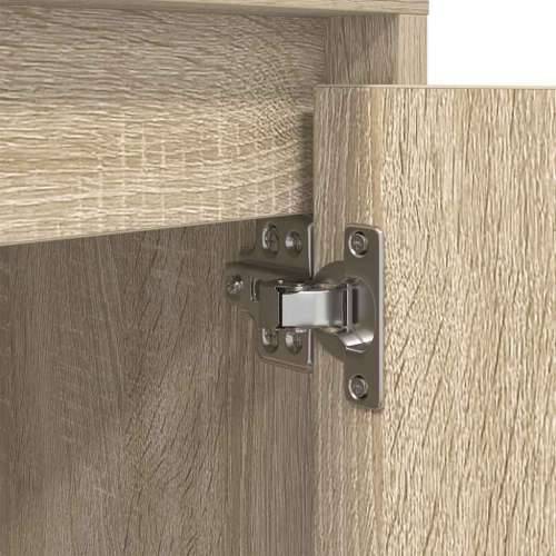 Noćni ormarić s LED svjetlima boja hrasta sonome 38x34x50 cm - sonoma hrast 1 Cijena
