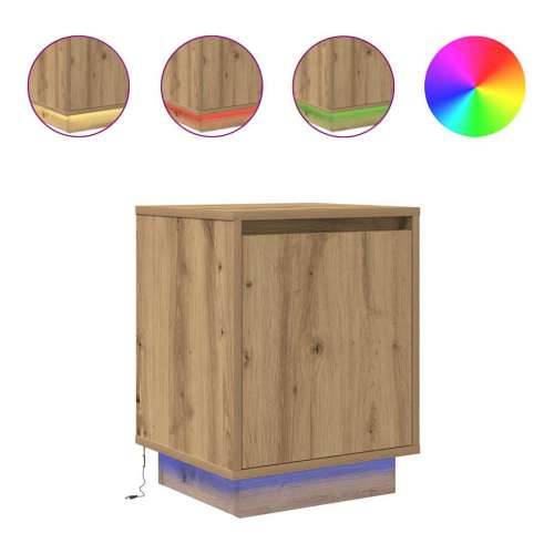 TV ormarić s LED svjetlima boja artisan hrasta 38x34x50 cm - hrast artisan 1 Cijena