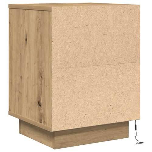 TV ormarić s LED svjetlima boja artisan hrasta 38x34x50 cm - hrast artisan 1 Cijena