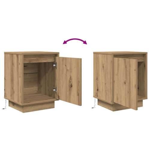 TV ormarić s LED svjetlima boja artisan hrasta 38x34x50 cm - hrast artisan 1 Cijena