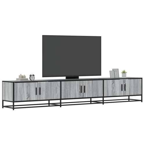 TV ormarić sivi Sonoma 240x35x41 cm izrađeno drvo - Sivi hrast sonoma 1 240 cm Cijena