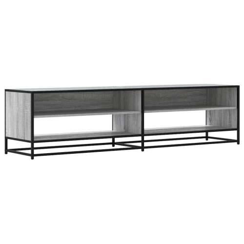 TV ormarić sivi Sonoma 180,5x40x46 cm izrađeno drvo - Sivi hrast sonoma 1 180.5 cm Cijena