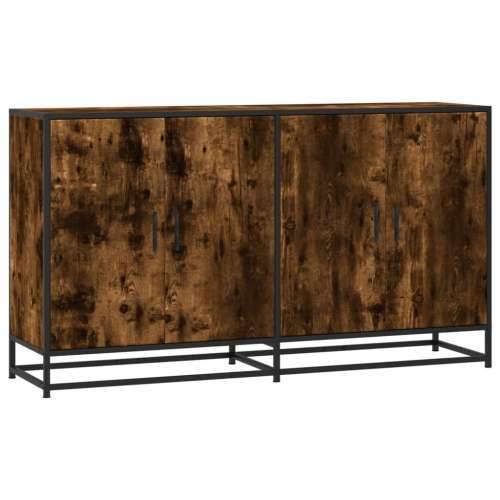 Komoda dimljeni hrast 134x35x76 cm konstruirano drvo - Dimljeni hrast 1 Cijena