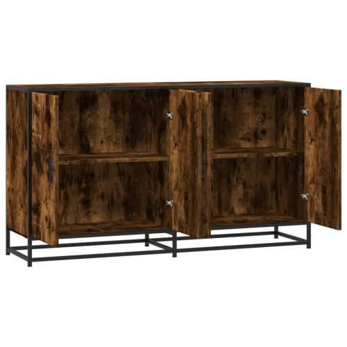 Komoda dimljeni hrast 134x35x76 cm konstruirano drvo - Dimljeni hrast 1 Cijena