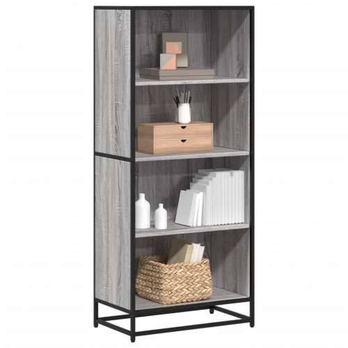 Polica za knjige Siva Sonoma 60x35x139 cm Konstruirano drvo - Sivi hrast sonoma 1 139 cm 60 cm Cijena