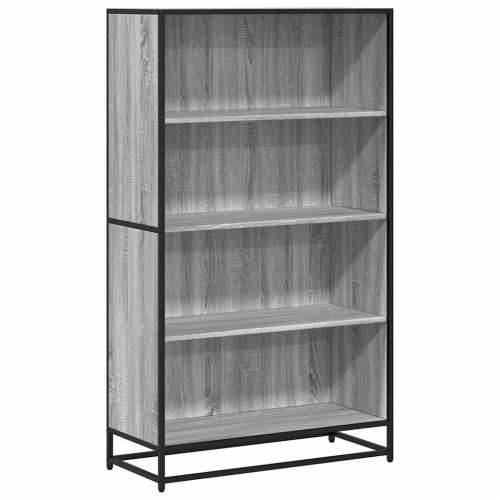 Polica za knjige Siva Sonoma 80,5x35x139 cm Konstruirano drvo - Sivi hrast sonoma 1 139 cm 80.5 cm Cijena