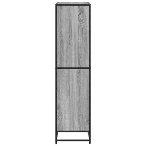 Polica za knjige Siva Sonoma 80,5x35x139 cm Konstruirano drvo - Sivi hrast sonoma 1 139 cm 80.5 cm Cijena
