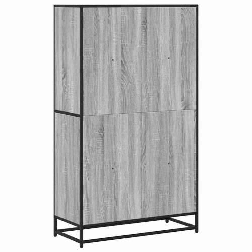 Polica za knjige Siva Sonoma 80,5x35x139 cm Konstruirano drvo - Sivi hrast sonoma 1 139 cm 80.5 cm Cijena