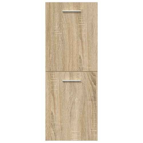 4-dijelni set kupaonskog namještaja boja hrasta sonome drveni - sonoma hrast 91 x 39 x 18 cm 1 Cijena