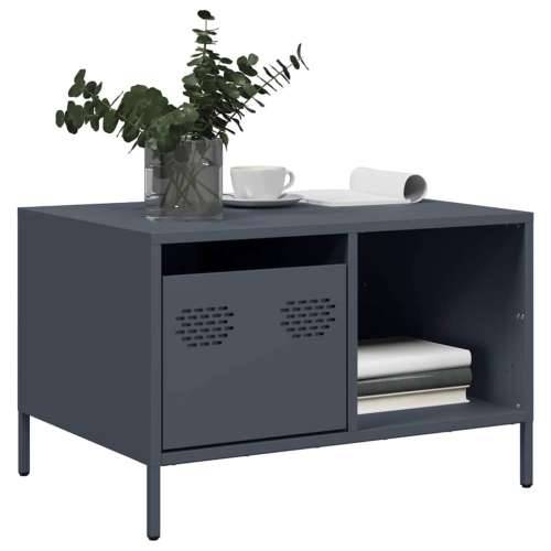 Stolić za kavu antracit 68,5x50x43,5 cm hladno valjanog čelika - Antracit 1 Cijena