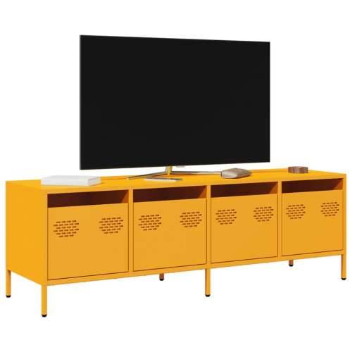TV ormarić boja senfa 135x39x43,5 cm čelični - žuta boja senfa 1 135 cm Cijena
