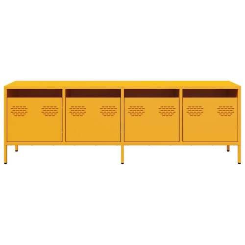 TV ormarić boja senfa 135x39x43,5 cm čelični - žuta boja senfa 1 135 cm Cijena