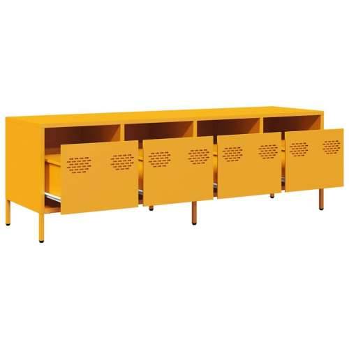 TV ormarić boja senfa 135x39x43,5 cm čelični - žuta boja senfa 1 135 cm Cijena