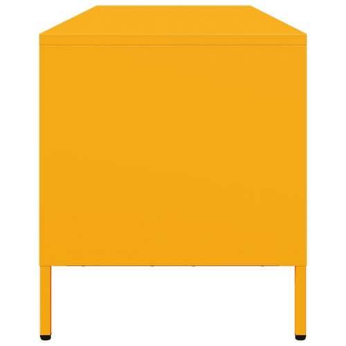 TV ormarić boja senfa 135x39x43,5 cm čelični - žuta boja senfa 1 135 cm Cijena