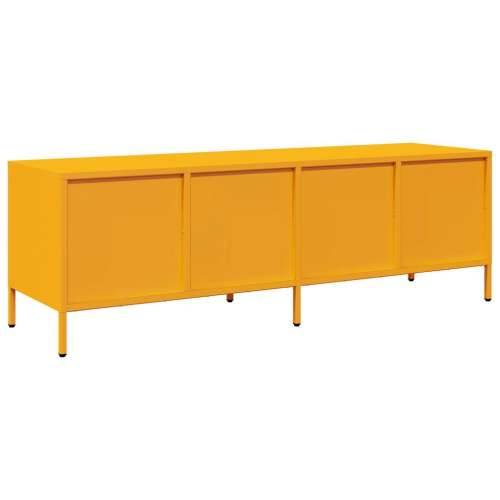TV ormarić boja senfa 135x39x43,5 cm čelični - žuta boja senfa 1 135 cm Cijena