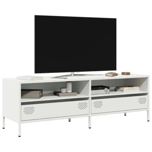 TV ormarić bijeli 135x39x43,5 cm hladno valjani čelik - Bijela 1 135 cm Cijena