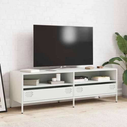 TV ormarić bijeli 135x39x43,5 cm hladno valjani čelik - Bijela 1 135 cm Cijena