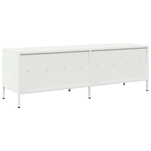 TV ormarić bijeli 135x39x43,5 cm hladno valjani čelik - Bijela 1 135 cm Cijena