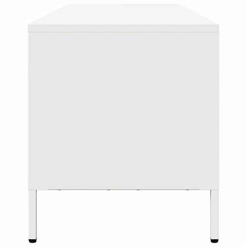 TV ormarić bijeli 202x39x43,5 cm hladno valjani čelik - Bijela 1 202 cm Cijena