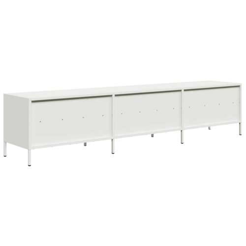 TV ormarić bijeli 202x39x43,5 cm hladno valjani čelik - Bijela 1 202 cm Cijena