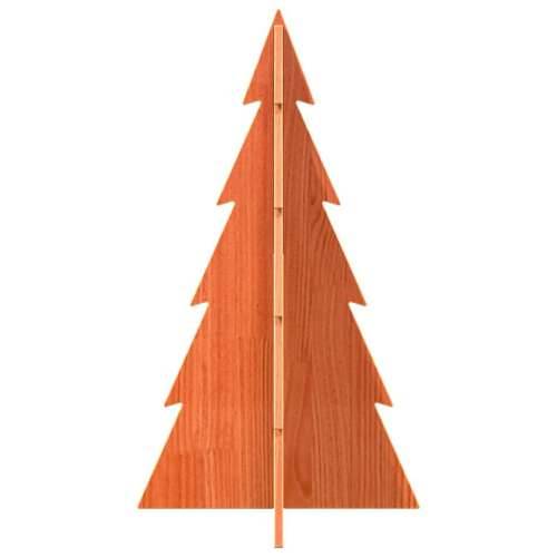 Drveno ukrasno božićno drvce voštano smeđi 80 cm od borovine - Voštano smeđa 80 cm 1 Cijena