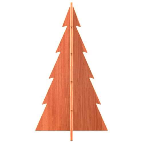 Drveno ukrasno božićno drvce voštano smeđi 80 cm od borovine - Voštano smeđa 80 cm 1 Cijena