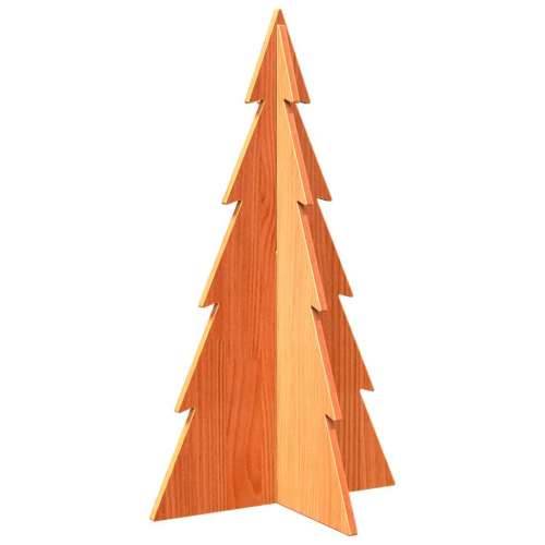 Drveno ukrasno božićno drvce voštano smeđi 80 cm od borovine - Voštano smeđa 80 cm 1 Cijena